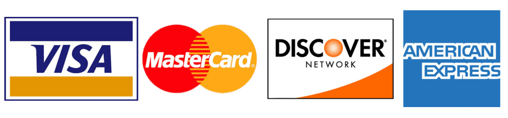 major credit card brands.